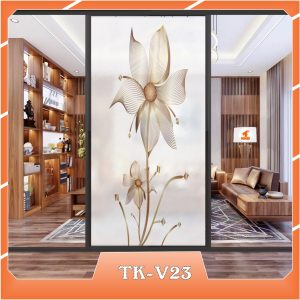 Ảnh demo 3D của mã tranh dán kính TK-V23