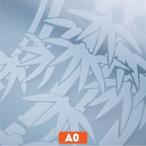 Giấy decal dán kính hình cây trúc trắng mã A0