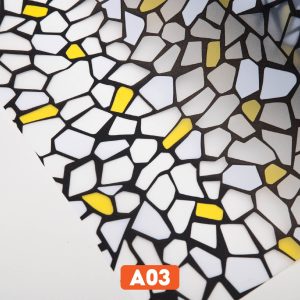 Giấy dán kính giả sỏi mã A03