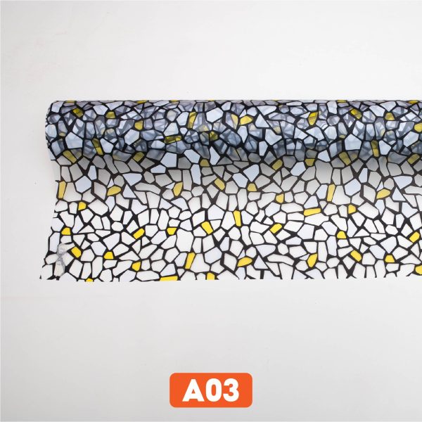 Giấy dán kính giả sỏi mã A03