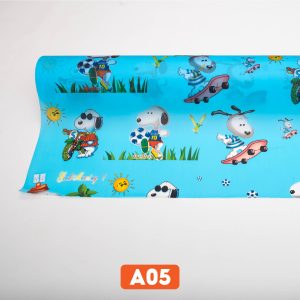 Giấy dán kính họa tiết hình chú chó mã A05