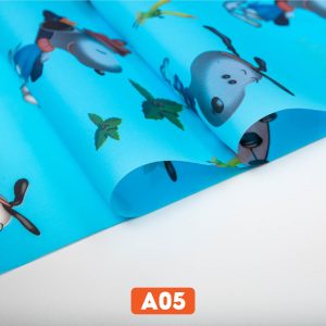 Giấy dán kính họa tiết hình chú chó mã A05