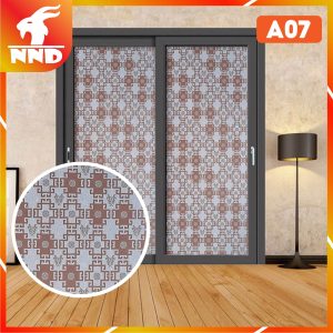 Giấy dán kính hình chữ thọ đen mã A07