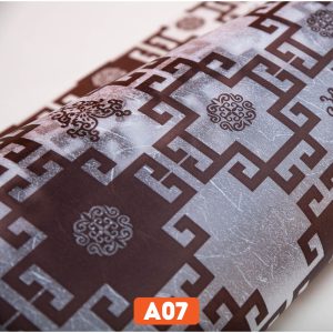 Giấy dán kính hình chữ thọ đen mã A07
