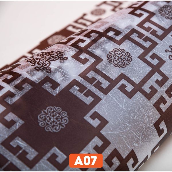 Giấy dán kính hình chữ thọ đen mã A07