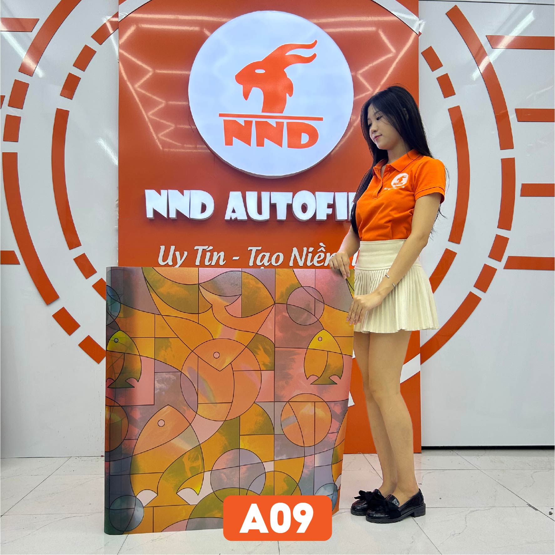 Giấy dán kính trang trí mã A09