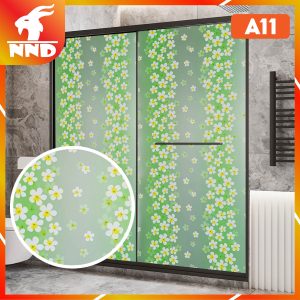Giấy dán kính trang trí hoa đại mã A11