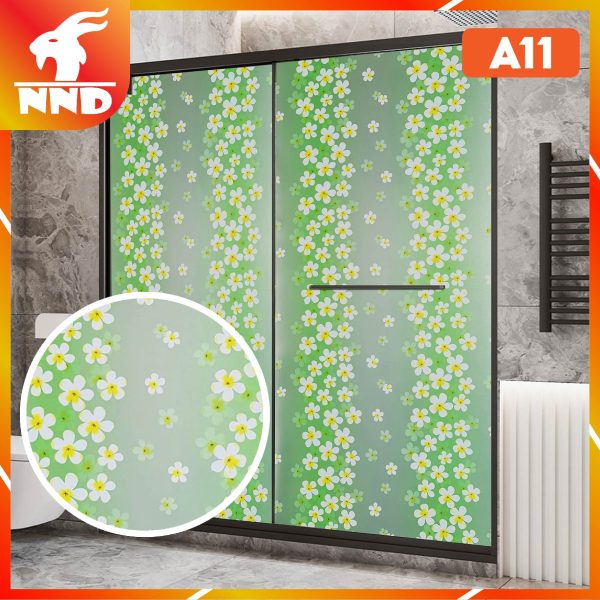 Giấy dán kính trang trí hoa đại mã A11
