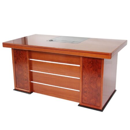 Bàn Giám Đốc Yếm 3 Sọc Trắng 1m6 – BGDVPXP12