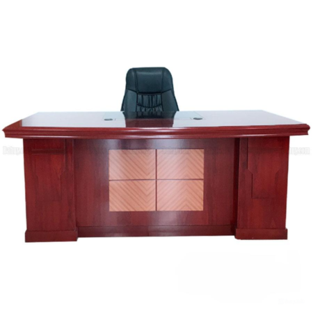 Bàn Giám Đốc Hoa Văn Sáng Hình Vuông 1m6 – BGDVPXP06