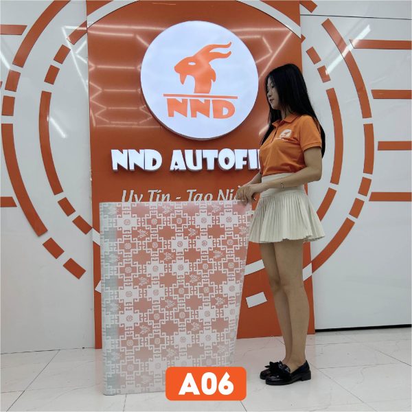 Giấy dán kính chữ thọ trắng mã A06