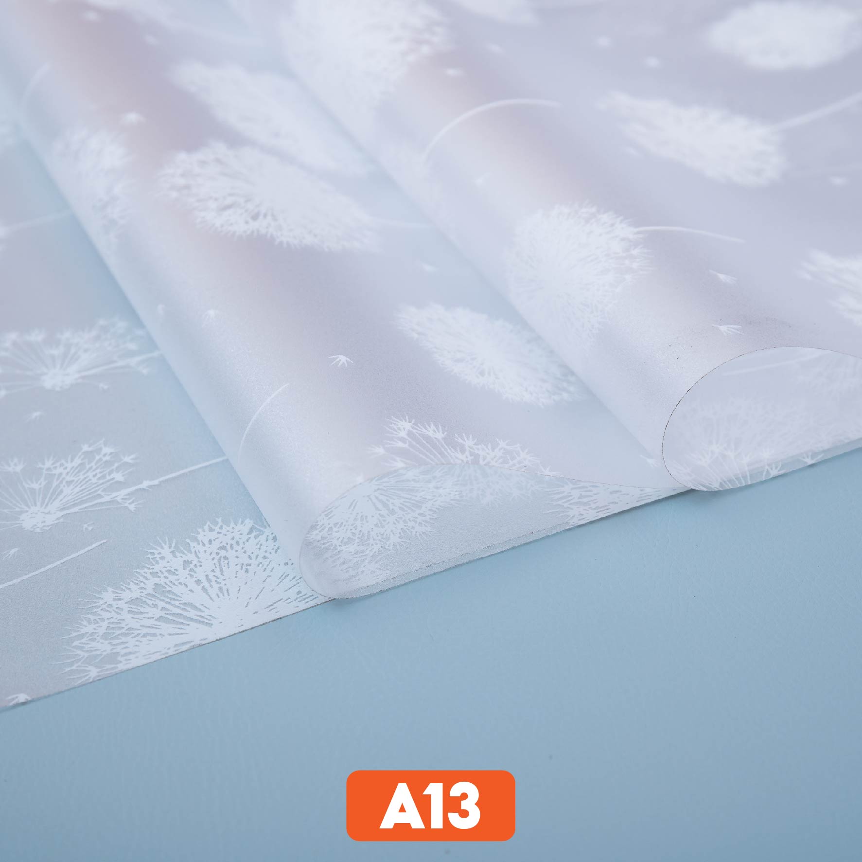 Giấy dán kính hình hoa bồ công anh mã A13