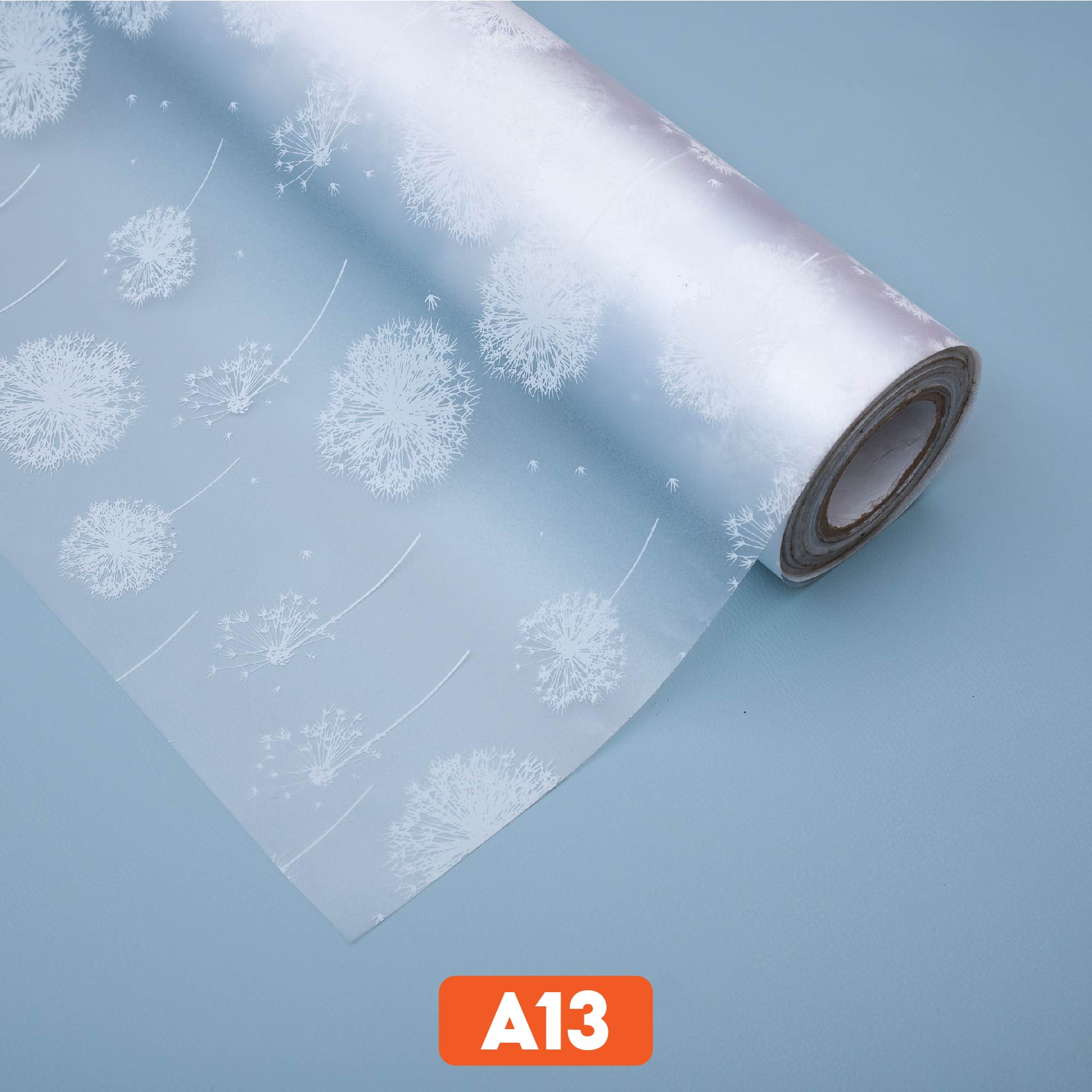 Giấy dán kính hình hoa bồ công anh mã A13