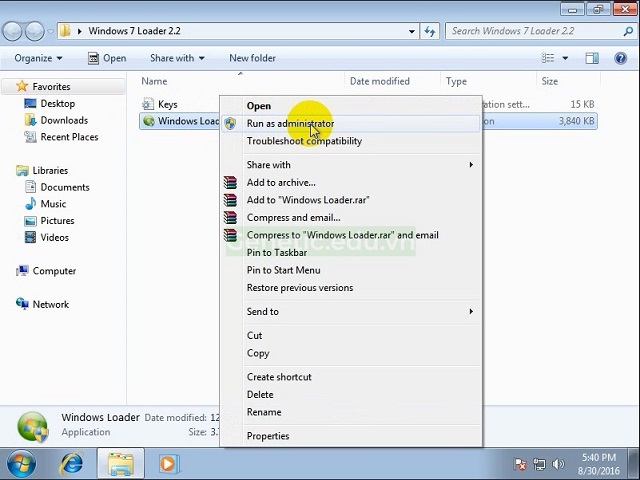Hướng dẫn chi tiết các cách Crack Win 7 thành công 100% 11 Chạy file cài đặt