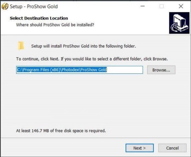 Chia sẻ link tải và cách cài đặt ProShow Gold bản mới nhất 13 Chọn OK và chọn “Next” để tiếp tục quá trình