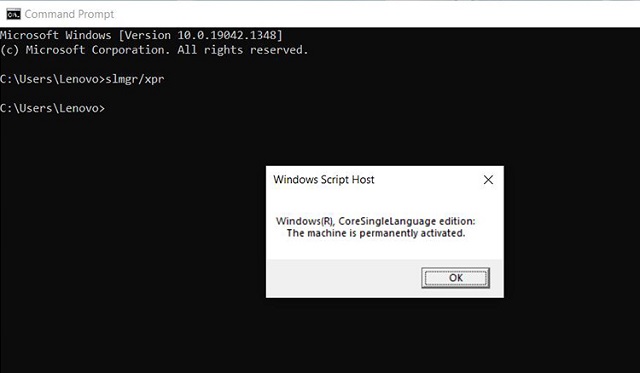 Cập nhật danh sách Key Win 10 kích hoạt bản quyền miễn phí 10 Kiểm tra bằng hộp thoại Run