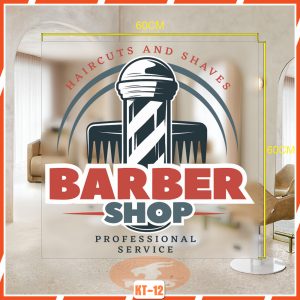 Deccal Sticker Barber Shop mã KT-12