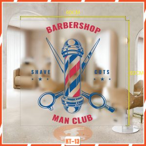 Sticker Barber mã KT-13