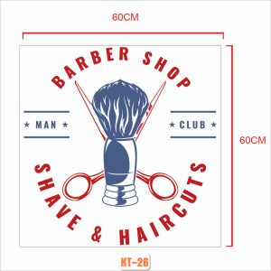 Deccal Sticker Barber Shop mã KT-26