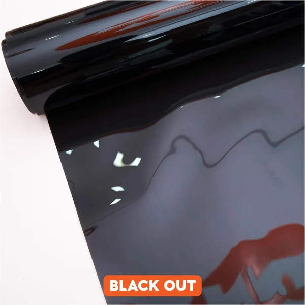 Phim dán kính Black Out siêu chắn sáng cắt UV và IRR 100%