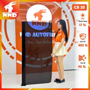 Phim Cách Nhiệt UV400 Total Care Carbon Black mã CB20