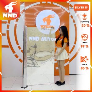 Phim dán kính chống nắng mã Silver 15 nhập khẩu Hàn Quốc