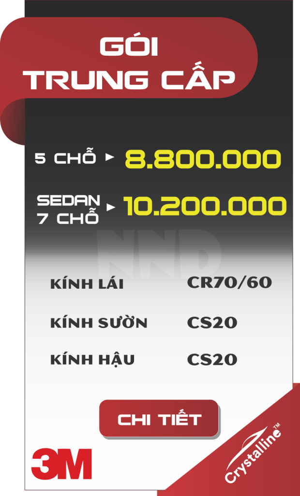 GÓI TRUNG CẤP - PHIM CÁCH NHIỆT 3M