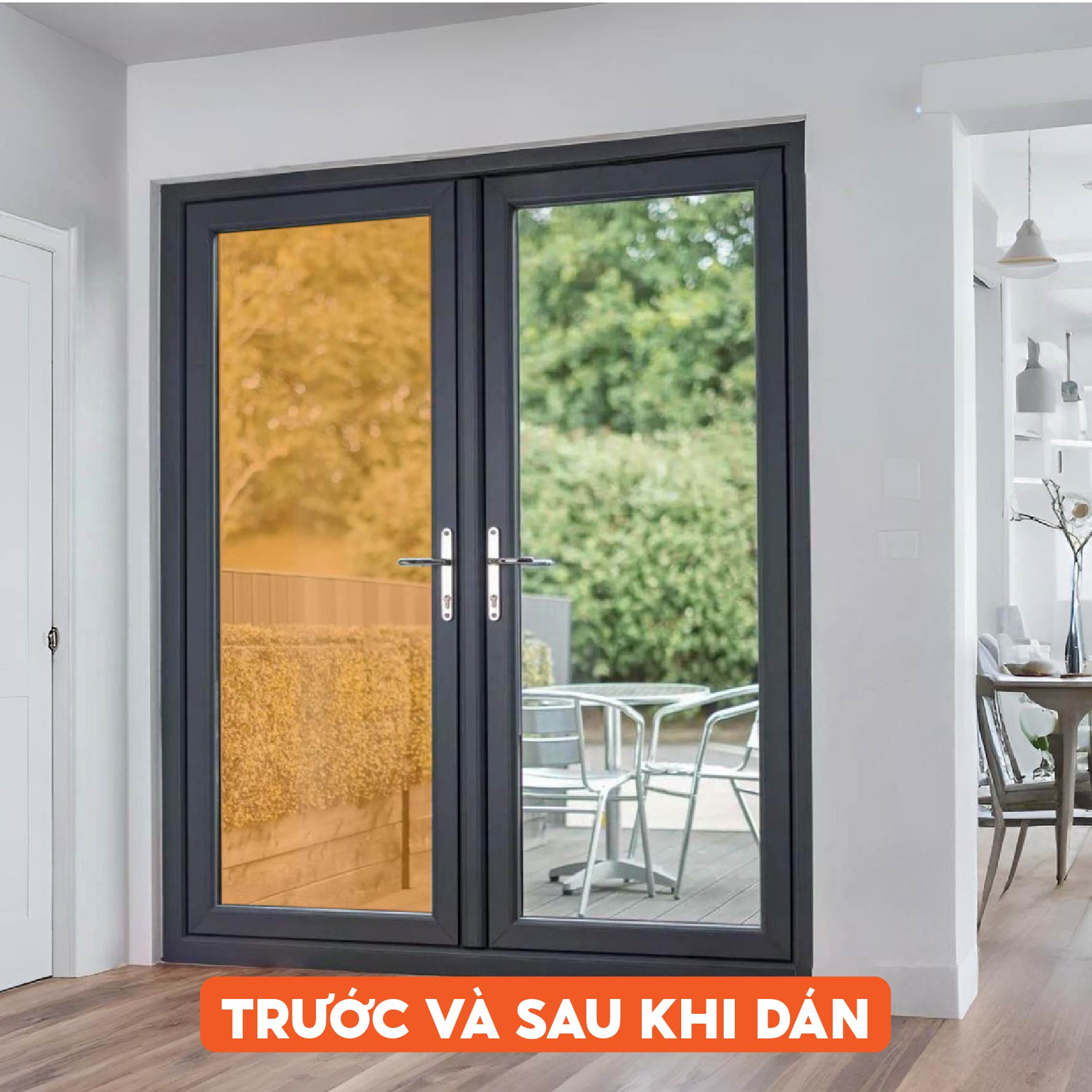 Phim dán kính màu cam mã BC-25OR