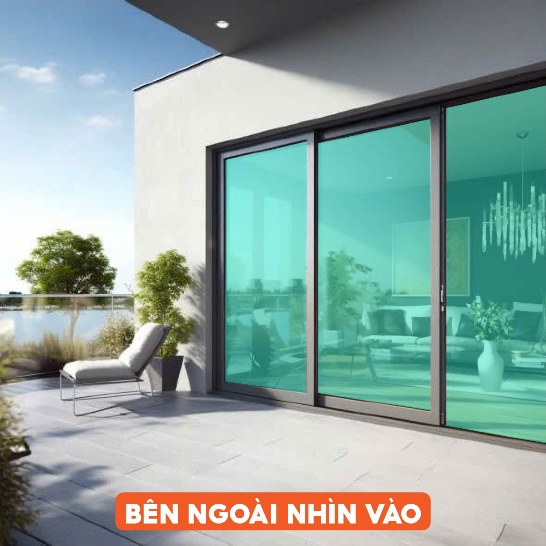 Phim dán kính màu xanh lá cây mã BC-25G