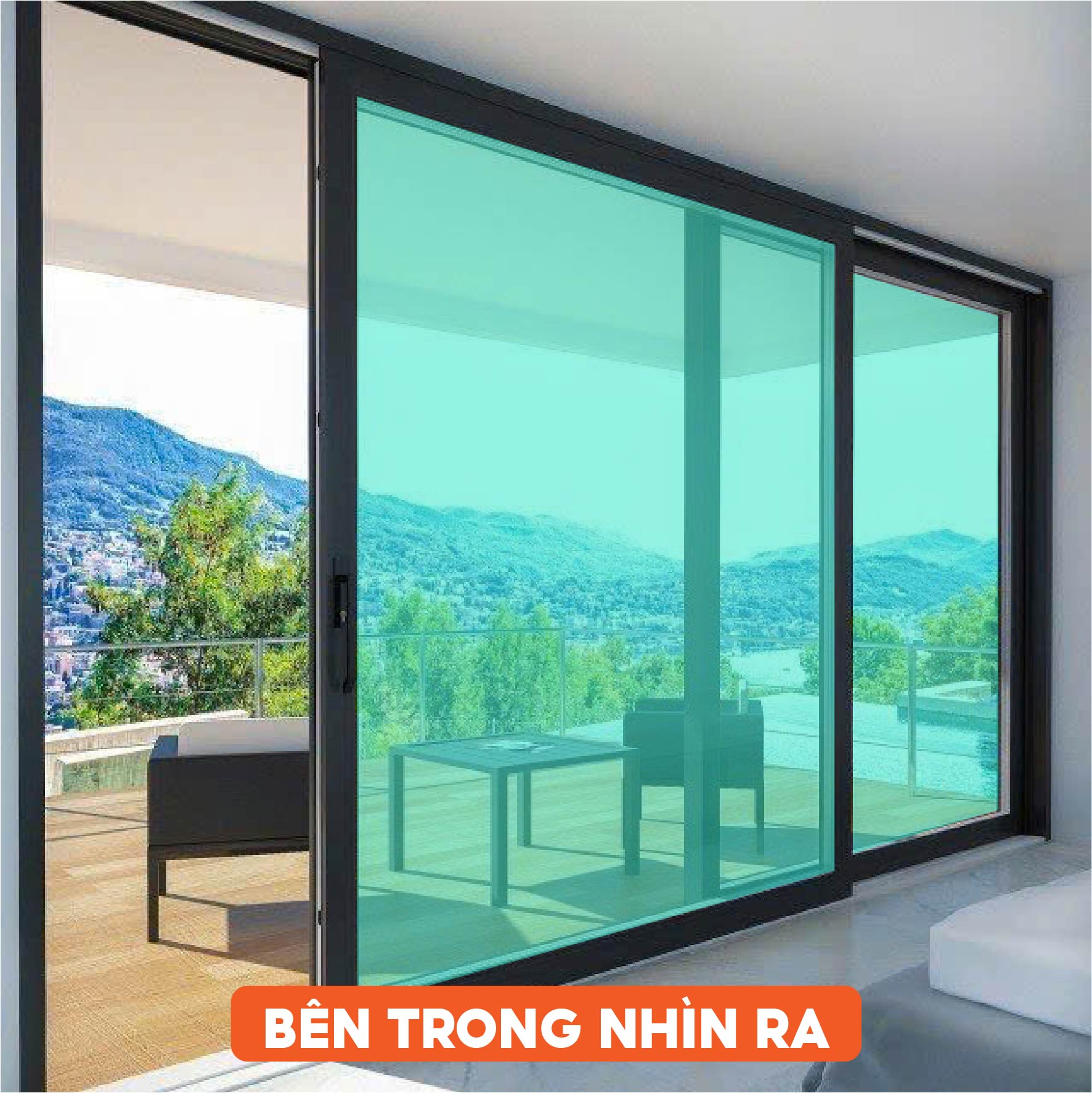Phim dán kính màu xanh lá cây mã BC-25G