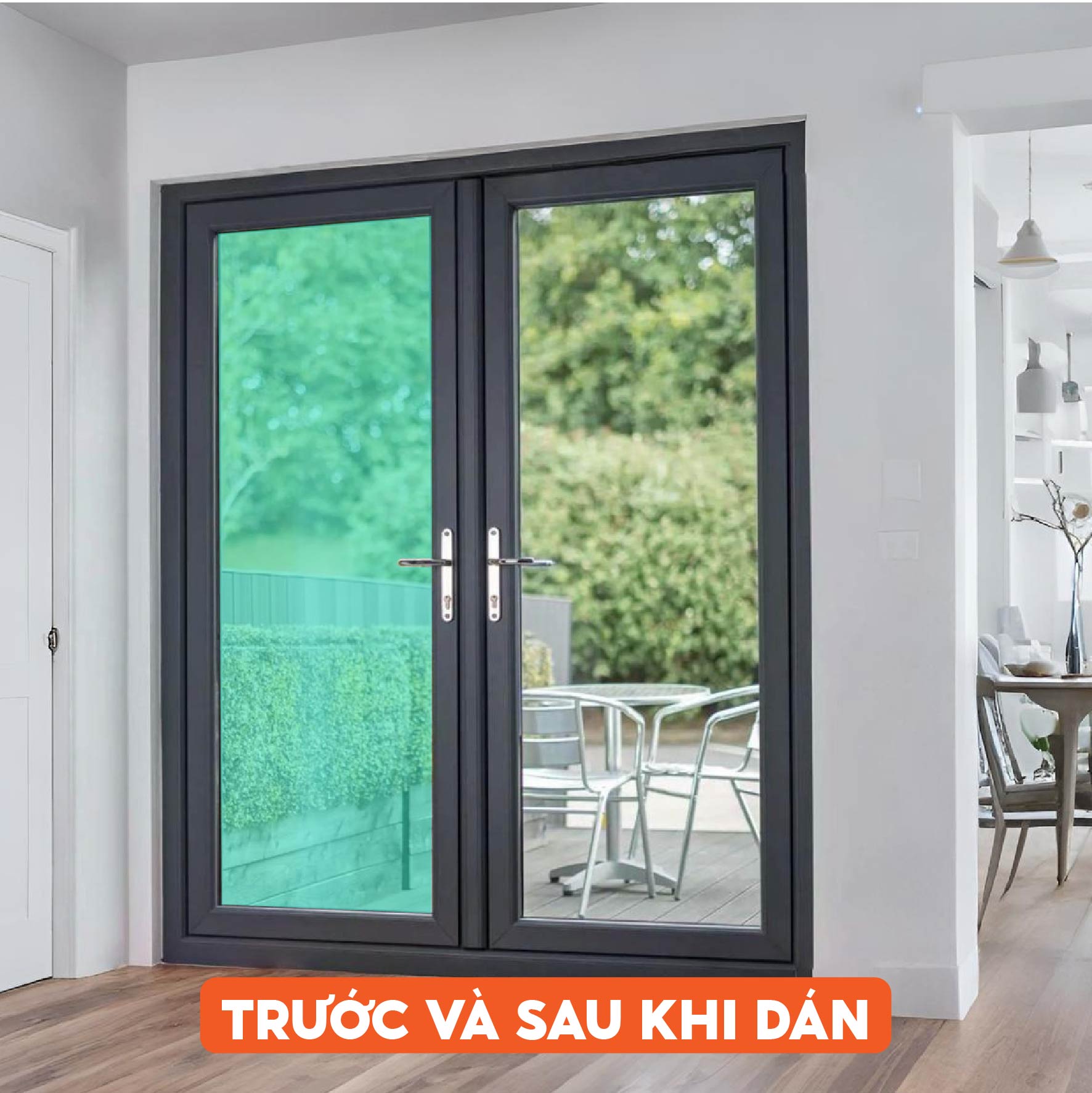 Phim dán kính màu xanh lá cây mã BC-25G