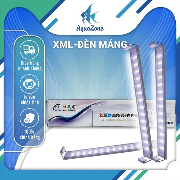 Đèn Máng XML K3Q 3 Hàng Bóng Hệ Ánh Sáng WRGB