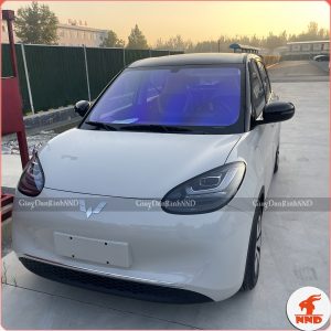 Phim dán kính lái màu xanh đổi màu siêu đẹp