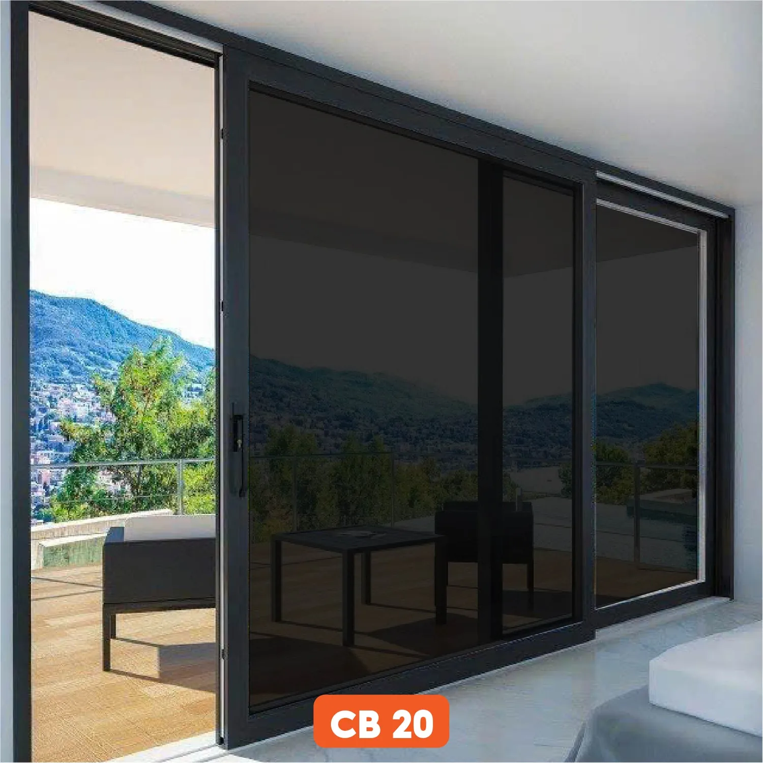 Phim Cách Nhiệt UV400 Total Care Carbon Black mã CB20
