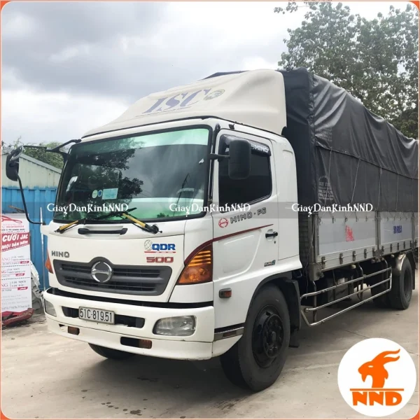 Phim Cách Nhiệt Kính Lái Xe Tải Màu Xanh Lá Khổ 20cm