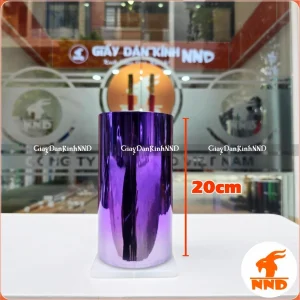 Phim Cách Nhiệt Kính Lái Xe Tải Màu Tím Khổ 20cm | XT20-2