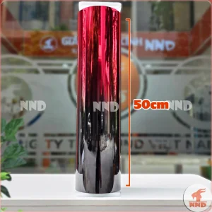 Phim Cách Nhiệt Kính Sườn Xe Tải Màu Đỏ Khổ 50cm | XT50-3