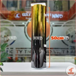 Phim Cách Nhiệt Kính Sườn Xe Tải Màu Vàng Khổ 50cm | XT50-5