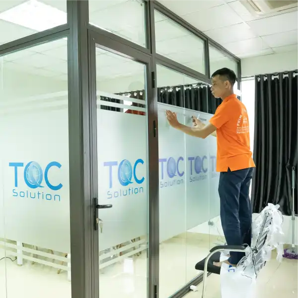 Decal Dán Kính Mờ