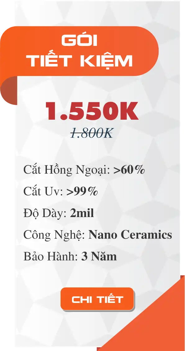 Gói phim cách nhiệt cho xe 7 chỗ, SUV.