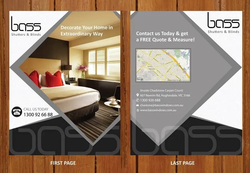 2 Mặt bìa catalogue nội thất