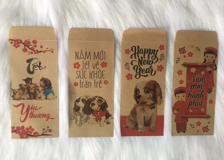 Lì xì tết giấy kraft