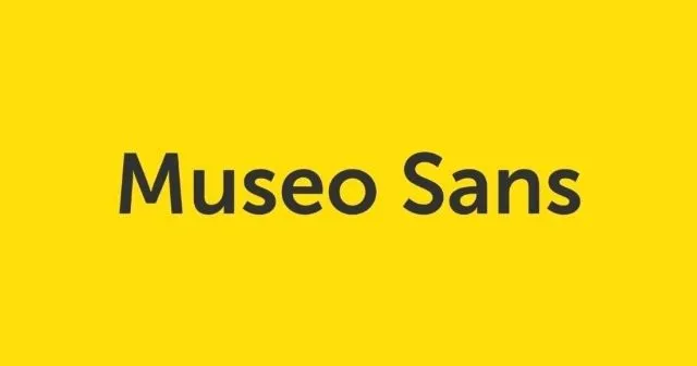 Font chữ quảng cáo Museo
