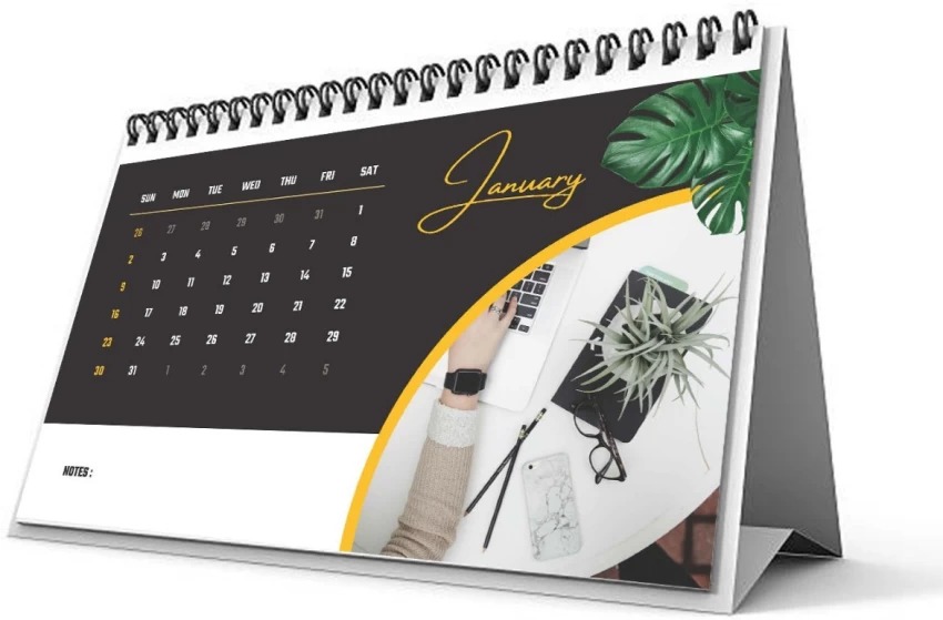 Mẫu thiết kế lịch treo tường theo phong cảnh