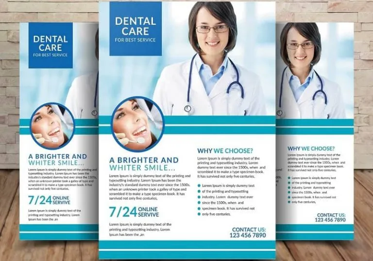 Mẫu tờ rơi phòng khám