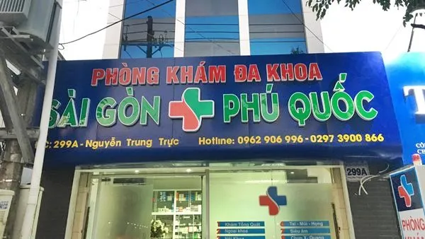 Bảng hiệu phòng khám đa khoa Sài Gòn