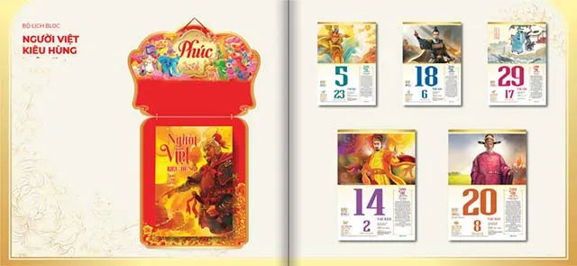 Lịch bloc đẹp dùng để treo tường