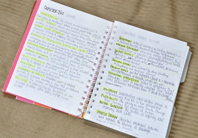 Cách làm sổ tay từ vựng tiếng anh đơn giản