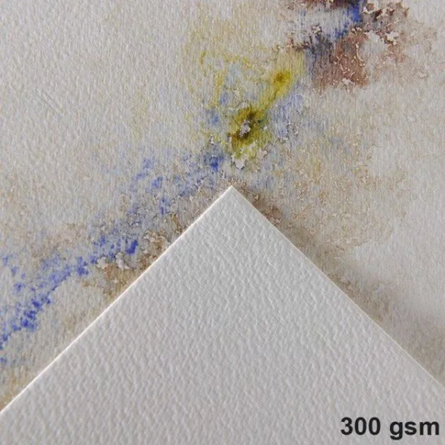 Cận cảnh giấy vẽ màu nước Canson Montval