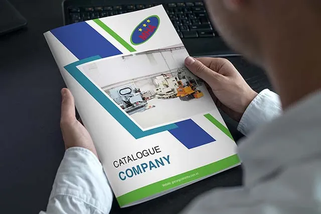 Catalogue làm từ chất liệu giấy Crystal